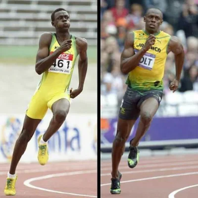 Risorius - #sport #bieganie #usainbolt 

Usain Bolt w wieku 15 lat i obecnie!