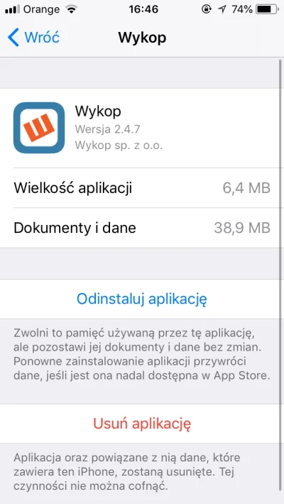 Samulem - @kamil180999: a tutaj wykop na ios, jakaś stara wersja bo nie aktualizowale...