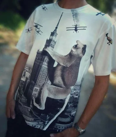 8.....R - O kurla fajna ta koszulka ordzinalna taka (⌒(oo)⌒) #ubierajsiezwykopem #mod...
