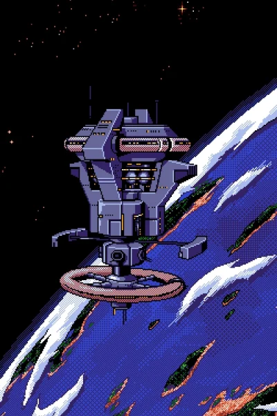 FlaszGordon - #art #pixelart #kosmos 
Oby kiedyś tak było... pewnego dnia.