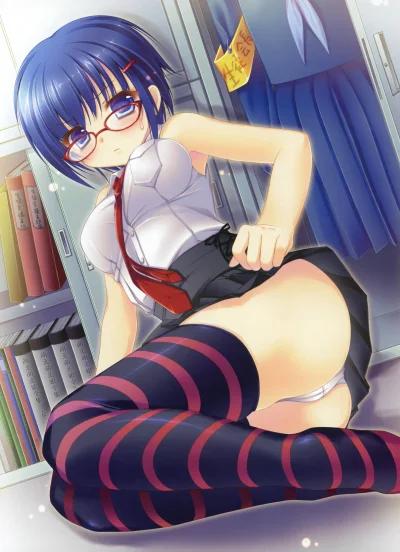Azur88 - #randomanimeshit #anime #dangeki #konomikino #glasses #zakolanowkianime #pan...