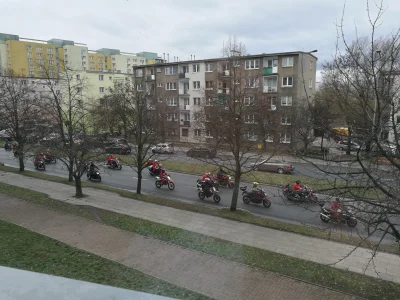 dzieju41 - Piękna parada Mikołajów
#szczecin #motocykle
