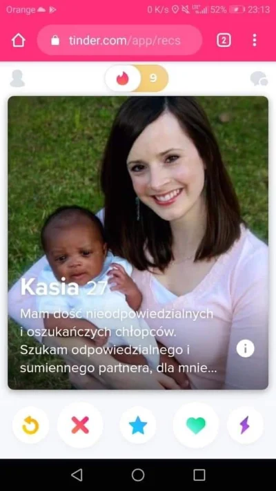 atrax15 - #p0lka #tinder #heheszki naprawdę?¯\(ツ)/¯