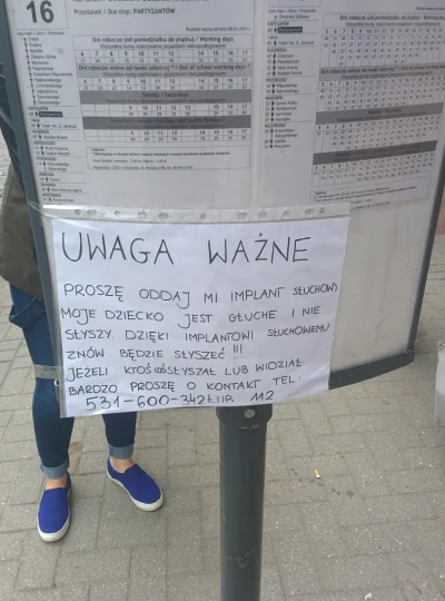 o.....n - Mirki, taka sytuacja: w Olsztynie na ulicy Partyzantów dzieciak stracił imp...