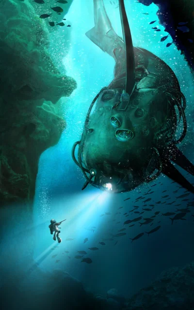 d.....4 - Undersea - Hugh

#digitalart #digitalpainting #conceptart #scifiart