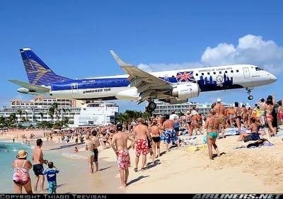 U.....r - Niżej już się chyba nie da ;) Oczywiście St. Maarten

#samoloty #karaiby ...