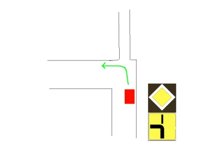 marilmaril - Czy w takiej sytuacji włączamy lewy migacz, jeżeli jedziemy główną (uprz...
