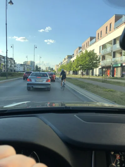 hodakhodak - Taka sytuacja dziś w #Warszawa. Ścieżka po jednej i drugiej stronie, sze...