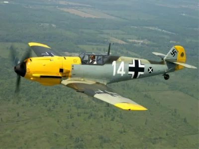 m.....i - A propos Luftwaffe to na zdjęciu Messerschmitt BF 109 - wspaniała konstrukc...