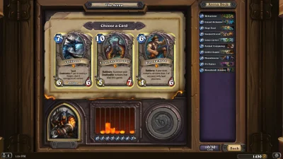 Zoyd - No to jestem w kropce. Zbierać pod Reno czy N'zoth?

#hearthstonearena