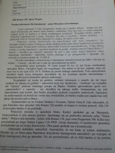 szakal555 - pomocy ciezka gra.Za ile kupic samochod?nie znam sie na tym a musze negoc...