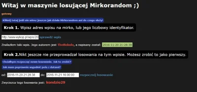 T.....o - Ok, wygrał @kondzio29. Zgłoś się do mnie Mirku na priv.