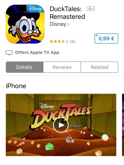 krozabalka - Gra na #ios DuckTales: Remastered przeceniona z 4,99€ na 0,99€

https://...