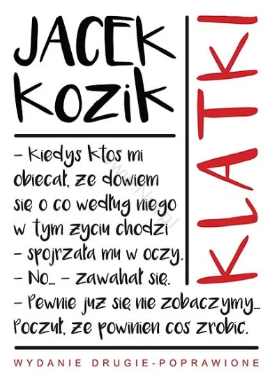 haes82 - #braciawniewierze!

O książce słyszałem same dobre rzeczy, niestety długo ...