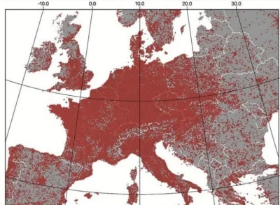 wfd - > Every red dot is a football pitch. [@reddit]
#pilkanozna 
#mapy 
#mapporn
...