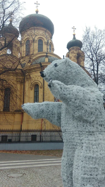 zielony92 - Taka instalacja zimowa na dworcu wileńskim

#Warszawa