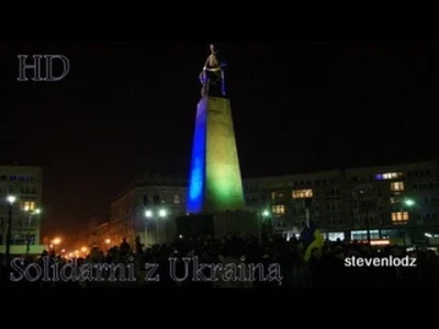 L.....h - Łódź, luty 2014. Ukraińskie szlondry skandują banderowskie hasła, „herojam ...