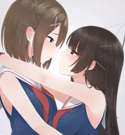 kedzior1916 - #randomanimeshit #kantaicollection #choukai #maya #meganekko #yuri