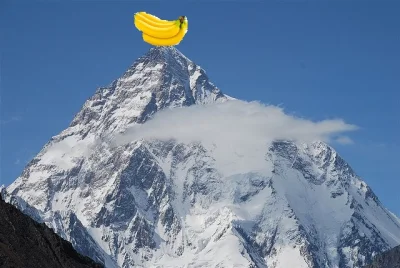 szemraniec - on idzie po te banany na szczyt, bo w obozie zabrakło jedzenia czy jak?
...