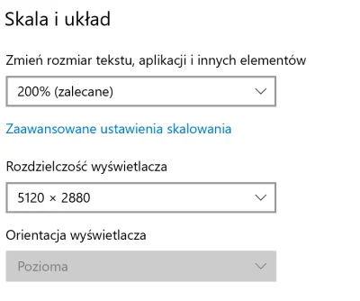 adam-walinski - Mirki, mam monitor 5k, zmieniając ustawienia ekranu do tych podanych ...