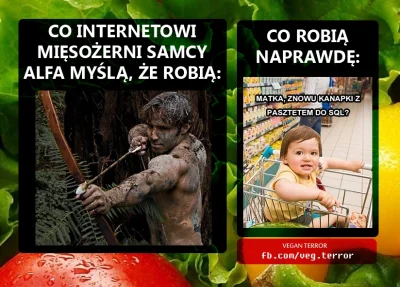 m.....1 - Hehe, zobaczcie jaki funpage wesołkowaty Vegan Terror
#weganizm #humorobra...