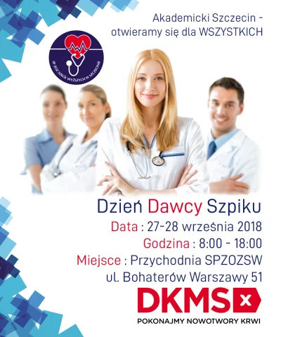 Statys - Cześć. Informacja dla wszystkich, którzy nie są jeszcze zapisani w DKMS.

...