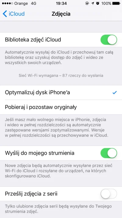 bartlomiej-jurek - Ustawienia/iCloud/zdjęcia: optymalizuj