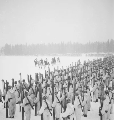 Procyon95 - Parada 53 Regimentu Riechoty na jeziorze Eldanka. Inspekcja żołnierzy prz...