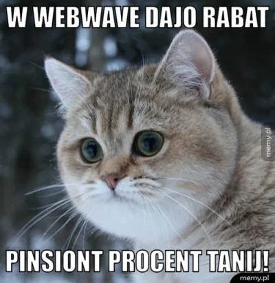 WebWave - @WebWave: 



#rozdajo – tylko dzisiaj 50% rabatu na hosting na WebWave...
