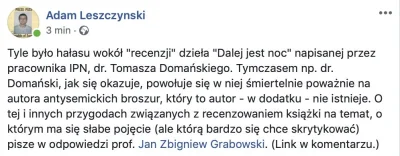 naczarak - > Tyle było hałasu wokół "recenzji" dzieła "Dalej jest noc" napisanej prze...