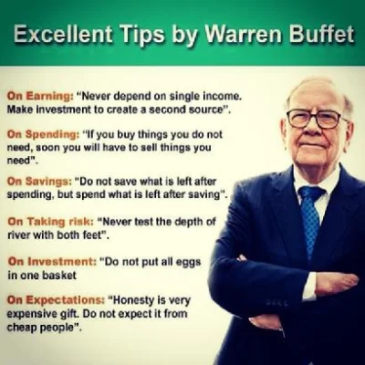 CichySzelestOka - Doskonałe rady Warrena Buffeta - tym razem rady jednego z najbogats...