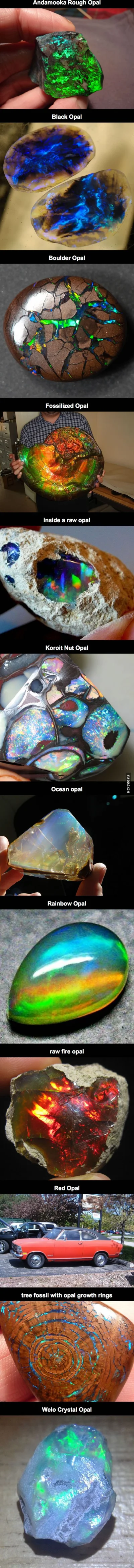 Pan_Slawek - Grafika przedstawiające różnego rodzaju opale

SiO2·nH2O 

#geologia...
