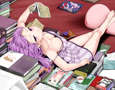 FlaszGordon - #randomanimeshit #art [ #touhou #knowledgepatchouli ]
Mol książkowy :)...