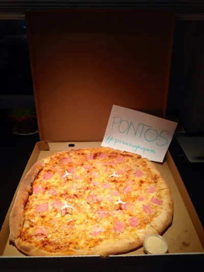 pontos - @Kemsan: dzięki cumplu za pyszną pizzę (｡◕‿‿◕｡)