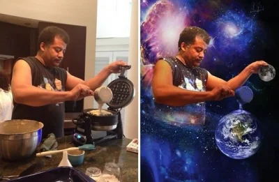 b.....s - Neil deGrasse Tyson marzy nawet w kuchni.