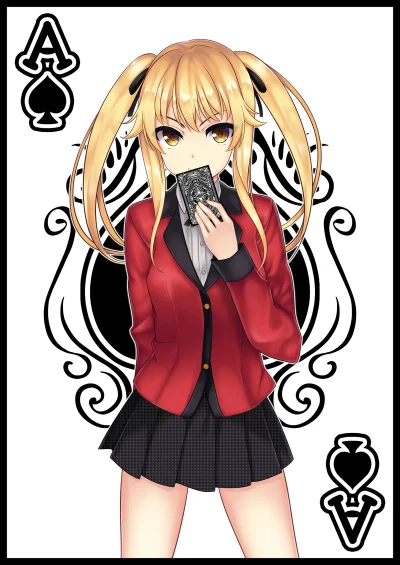 l.....f - #randomanimeshit #kakegurui #marysaotome #schoolgirl #anime #pixiv #