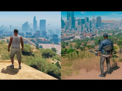 L.....z - Ktoś zrobił ładne porównanie #watchdogs2 vs #gtav