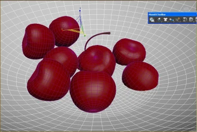 mcjposp - Bawił się ktoś MassFXem? Symuluję wpadające wisienki do miski że by je na s...