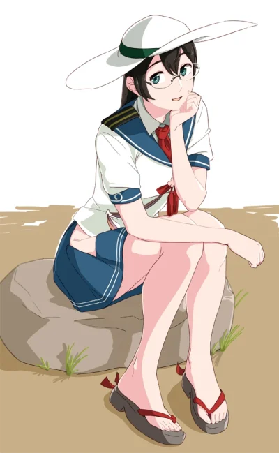 j.....n - #randomanimeshit #kantaicollection #ooyodo #schoolgirl #meganekko #stopkian...