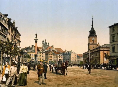 st_fot - Warszawa, Krakowskie Przedmieście w 1890 roku.

#Warszawa #starezdjecia #h...