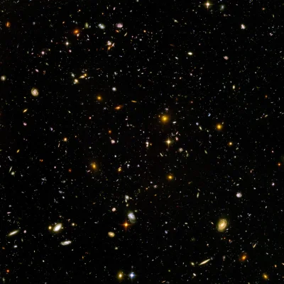 o.....n - Na tym zdjęciu jest 10 000 galaktyk. Wydawałoby się, że to dużo, a to tylko...