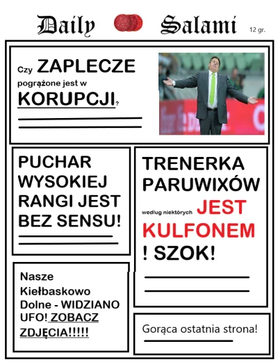 Lisaros - Już jest - nowy numer Daily Salami!

.
.
.

Czy ZAPLECZE pogrążone je...