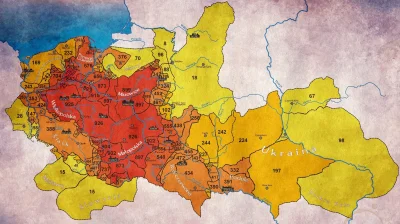 wakacyjnyradar - A 2015 map showing for how many years each territory was ruled by Po...