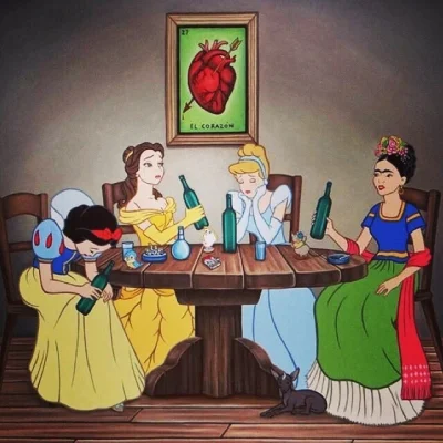 pogop - Wszystko spoko, ale co tam robi Frida Khalo? XD 

#oswiadczenie #heheszki #hu...