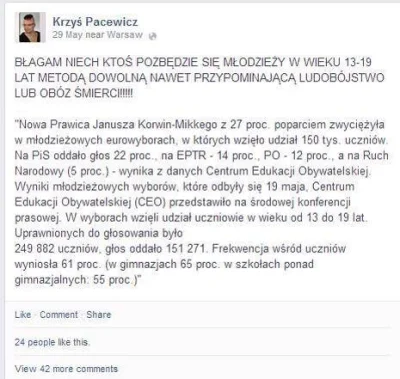 Frogus_m3 - Redaktor Pacewicz, Gazeta Wyborcza. #knp #gazetawyborcza #facebook