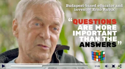 johanlaidoner - Ernő Rubik- węgierski wynalazca kostki rubika. W biedronce oryginalne...