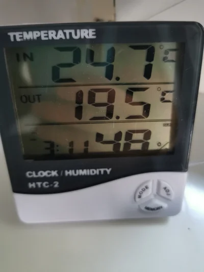 Megasuper - Kupiłem sobie taki termometr który pokazuje też wilgotność ale mam wrażen...