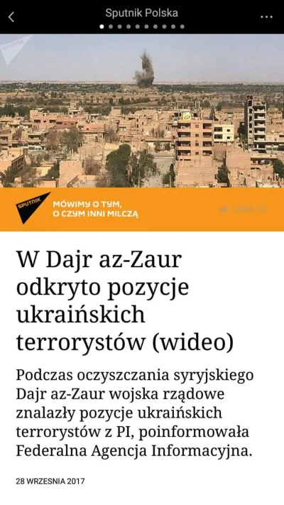 piotr-zbies - Mareczek zaczął pisać dla Sputnika ( ͡° ͜ʖ ͡°)

#syria #bitwaodeirezzor...