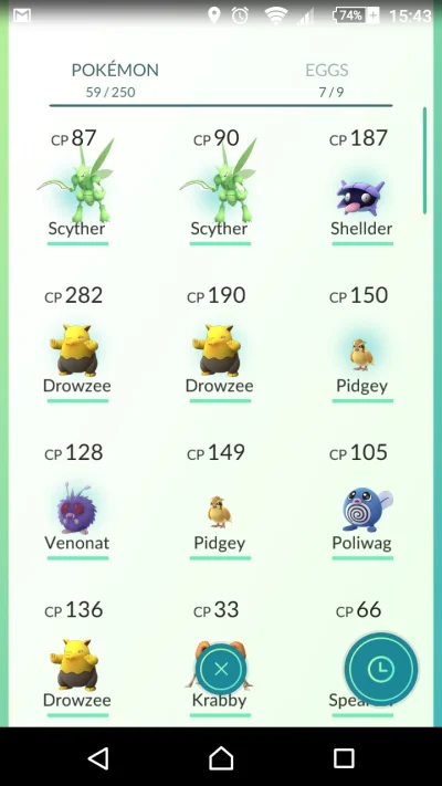 ElCidX - Z dwóch jajek 10km dwa scythery wtf i to takie słabe. Mam 10 poziom. #pokemo...