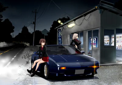 Czokolad - #randomanimeshit #girlsundpanzer #samochodyanime #toyota #mr2 #aw11 #mahon...